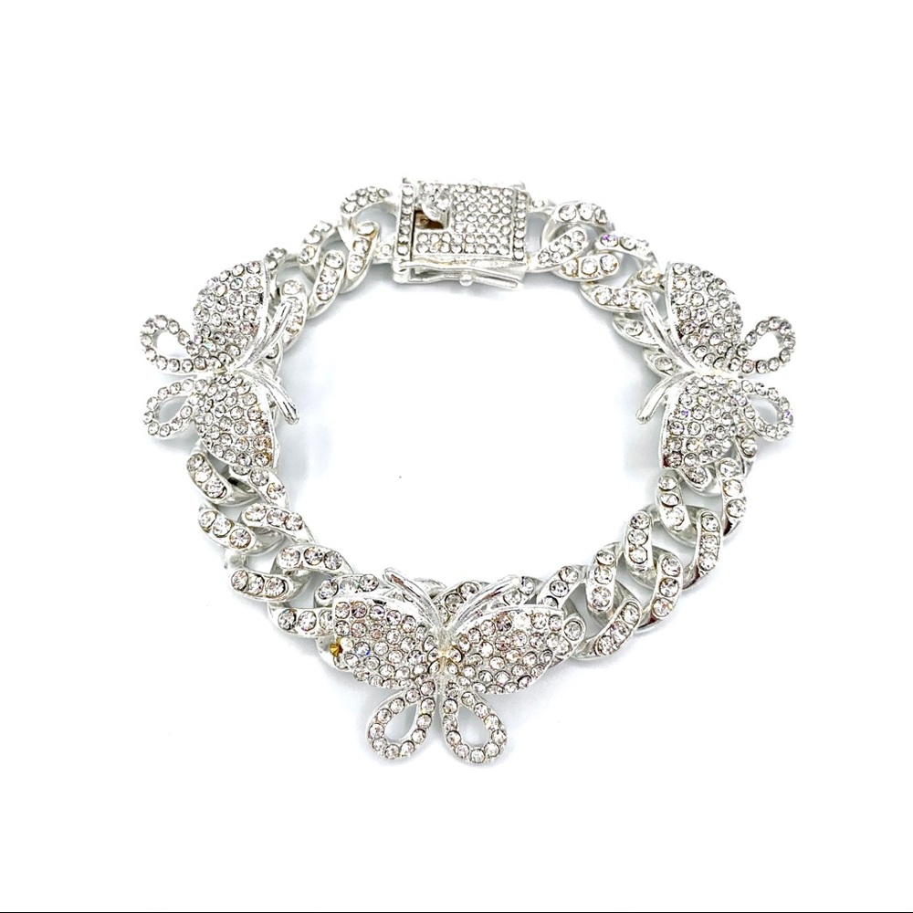 Butterfly chain bracelet